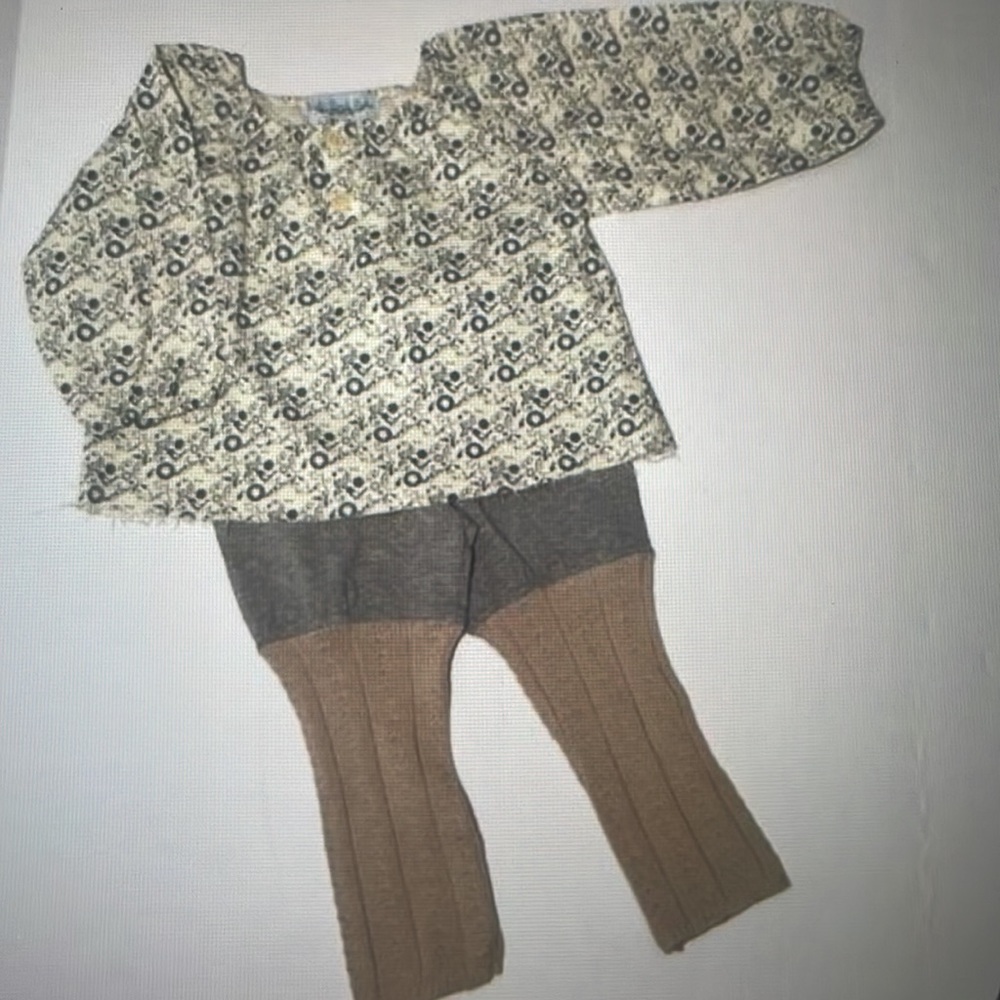 Boho swing blouse & Funky legging set•RIGHT BANK BABIES brand